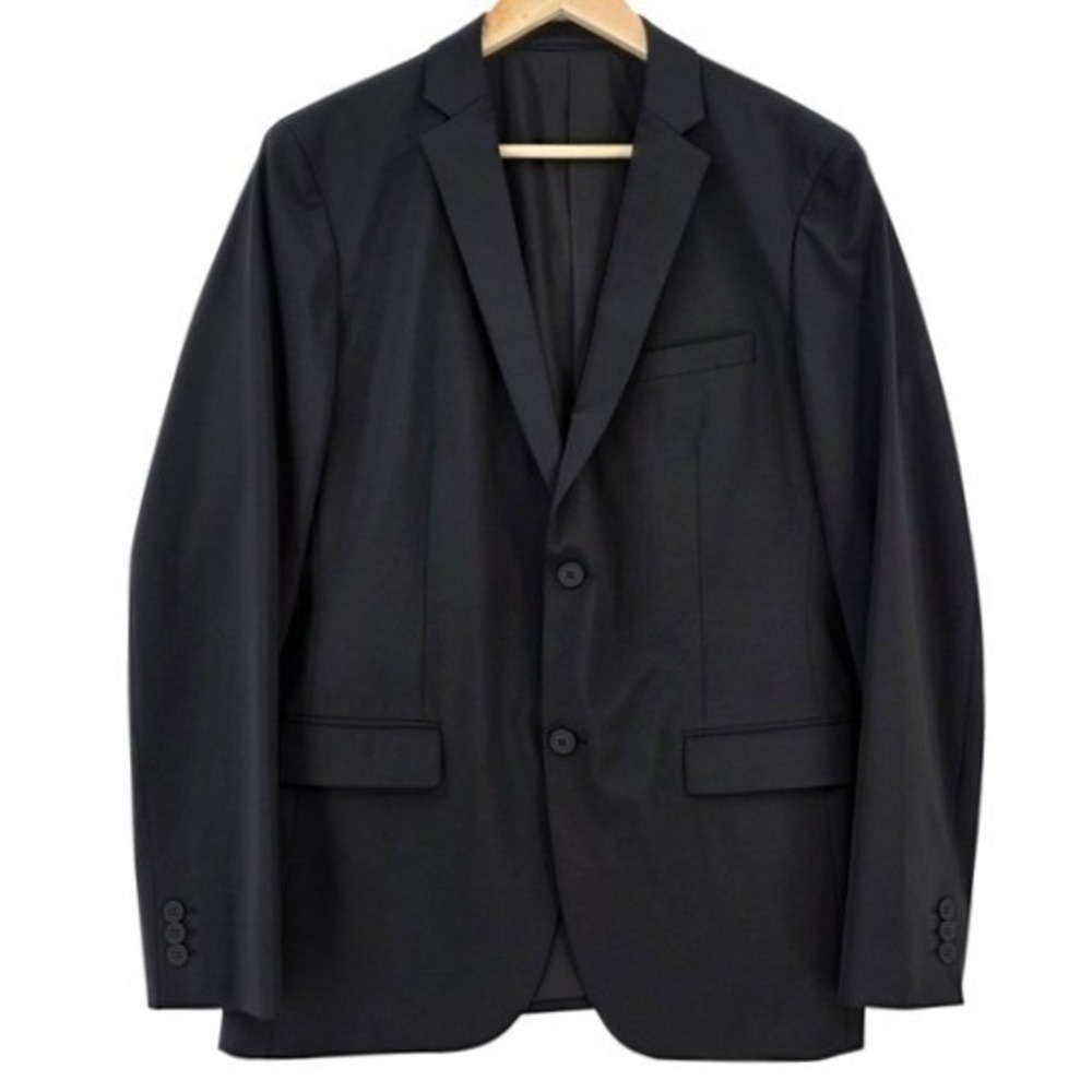 Theory Mens 42 Rodolf Clymer Stretch Blazer in Black
